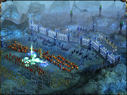 Войска содружества эльфов подступились к городу мертвых.